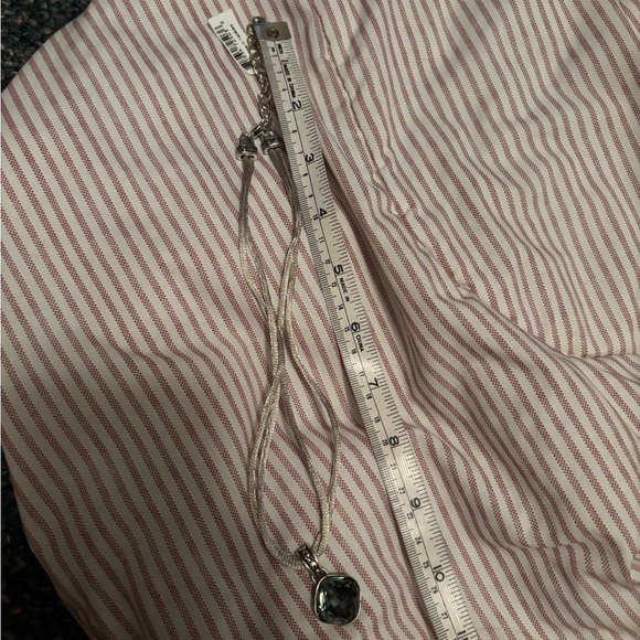 Brighton Silver Necklace with Black Pendant - Picture 8 of 8